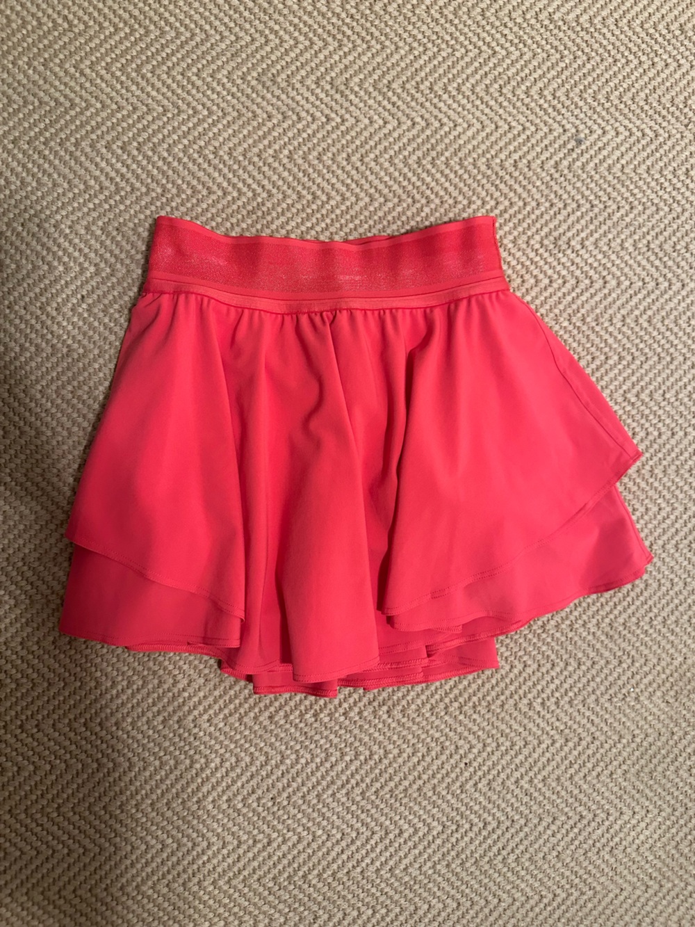 lululemon athletica Coral Pink Athletic Skort size 0